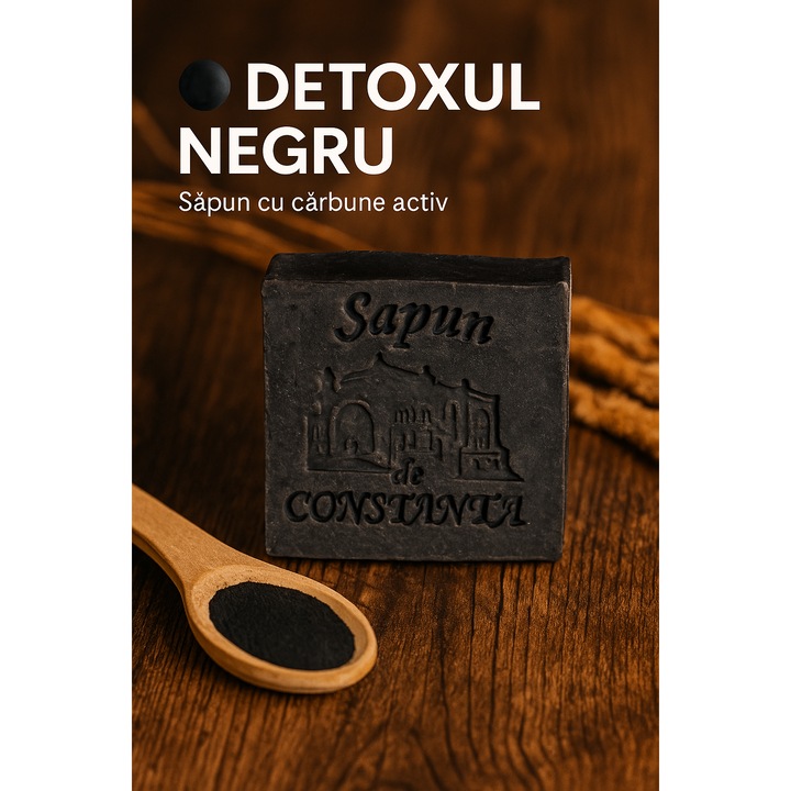 Sapun carbune activ anti sebum, 100 g