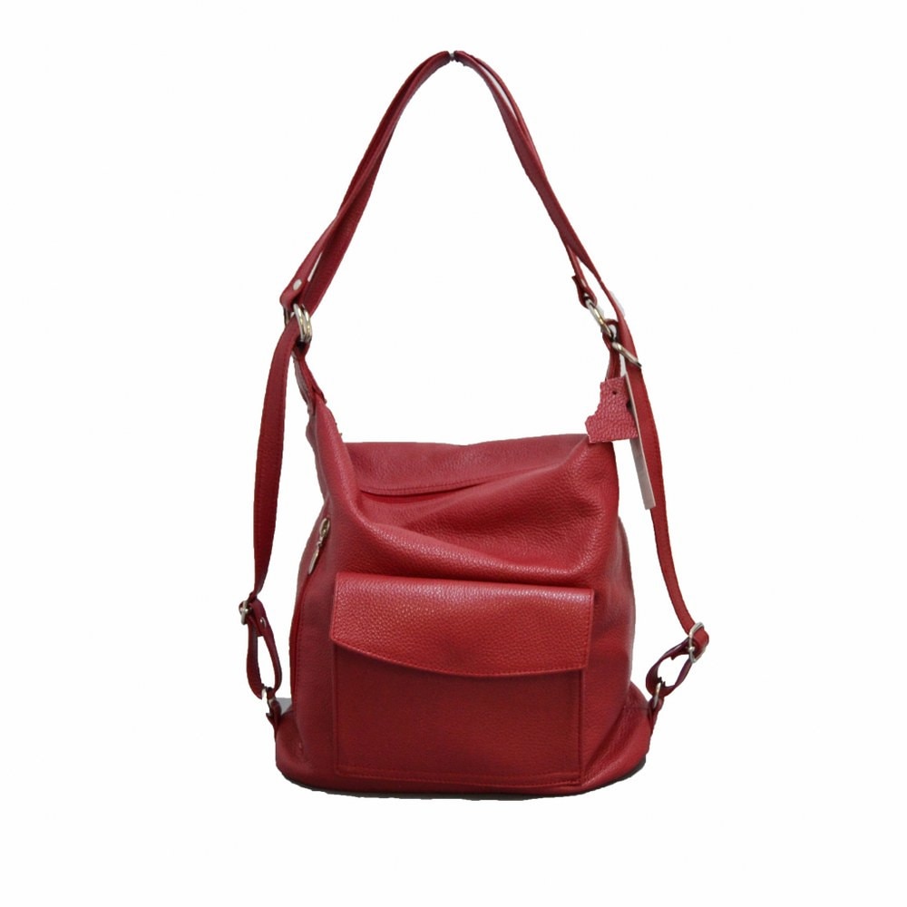 Geanta dama,Zea,piele rosie