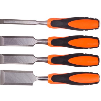 Set Dalti Lemn cu Maner de Plastic + TPR, EvoTools, Marimi 6, 10, 16, 20 mm Set Dalti Lemn cu Maner de Plastic + TPR, EvoTools, Marimi 6, 10, 16, 20 mm