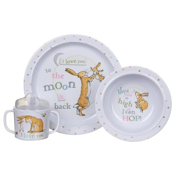 Set Cadou Iepurasul Sam, Farfurie, Castron, Cana,  Set Cadou Iepurasul Sam, Farfurie, Castron, Cana,