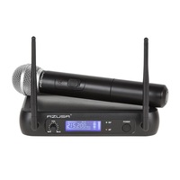 microfon profesional wireless azusa aik0114 cu receiver vhf 50 m ecran lcd imagen 3_0_
0
