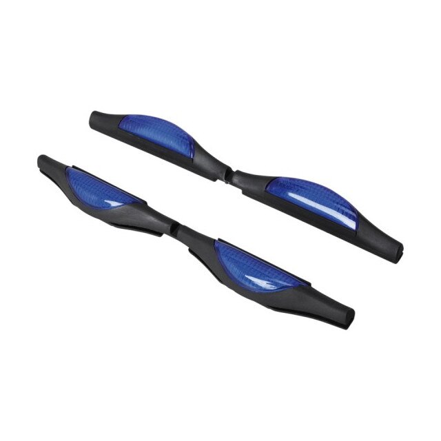 Set 2 buc aparatori usi auto, Automax, albastru, cu prindere prin glisare