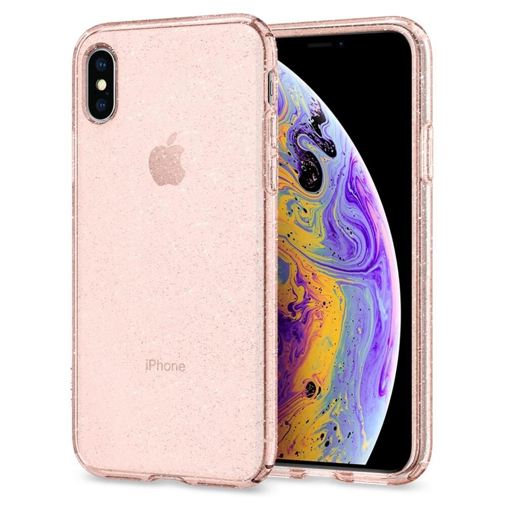 Husa iPhone X / XS SPIGEN Liquid Crystal Glitter Pink