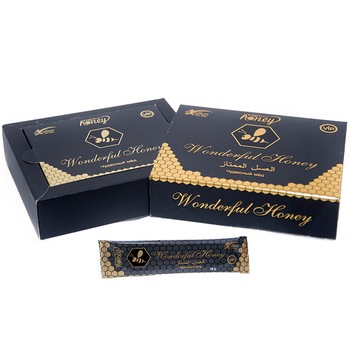 Tratament Potenta Wonderful Honey Naturist 100%, Miere pentru performante sexuale masculine, 12 plicuri x 15g + o pastila StrongV cadou Tratament Potenta Wonderful Honey Naturist 100%, Miere pentru performante sexuale masculine, 12 plicuri x 15g + o pastila StrongV cadou