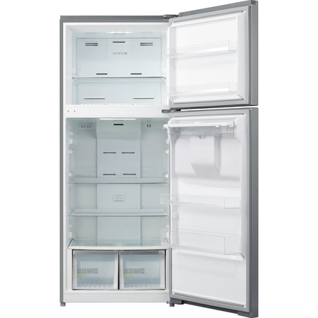 Frigider cu doua usi MIDEA HD-554FWEN, 410l, Total No Frost, Dozator Apa, Clasa A+, H 173 cm, Inox