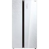 Side by Side Midea HC-689WENWG, 510l, Clasa A+, Compresor Inverter, Display, Total No Frost, H 177.5 cm, Sticla Alba