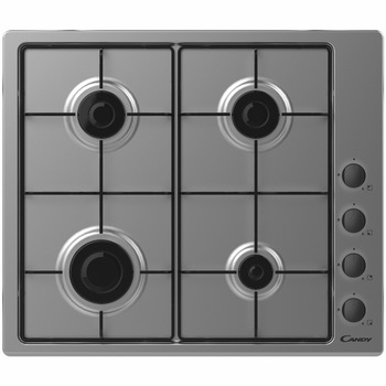 Plita incorporabila Candy CHW6LBX, Gaz, 4 Arzatoare, Aprindere electrica, Siguranta arzatoare, 60 cm, Inox Plita incorporabila Candy CHW6LBX, Gaz, 4 Arzatoare, Aprindere electrica, Siguranta arzatoare, 60 cm, Inox