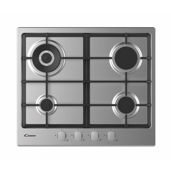 Plita incorporabila Candy CHG6BR4WX, Gaz, 4 Arzatoare, Aprindere electrica, Siguranta arzatoare, Inox Plita incorporabila Candy CHG6BR4WX, Gaz, 4 Arzatoare, Aprindere electrica, Siguranta arzatoare, Inox