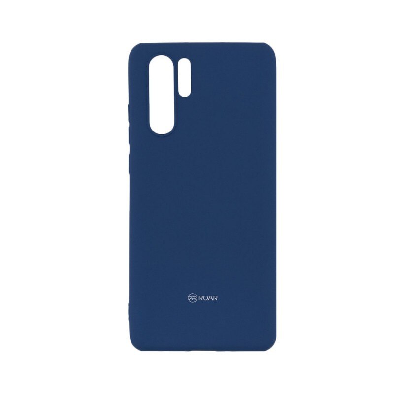 Husa Spate Roar Colorful Jelly Huawei P30 Pro Silicon Albastru Navy