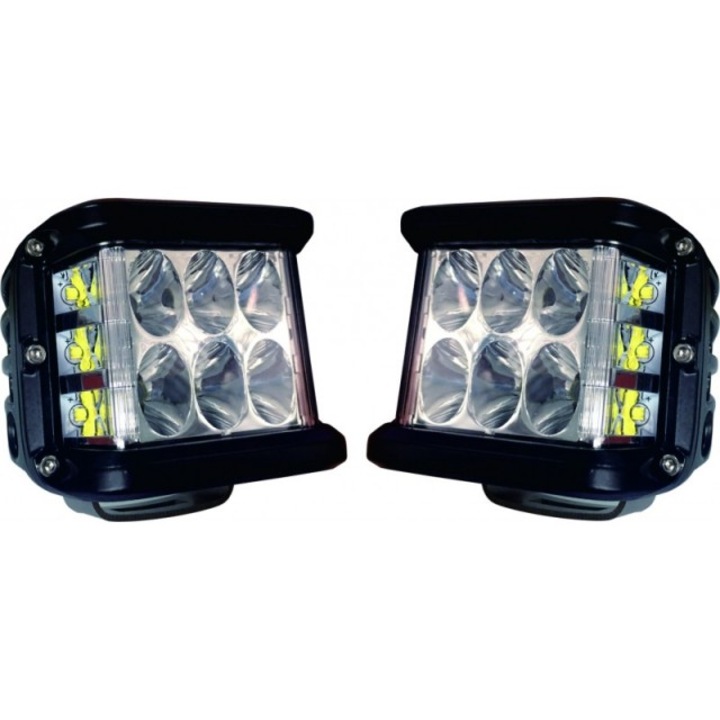 Set 2 proiectoare LED dreptunghiulare 2x45W