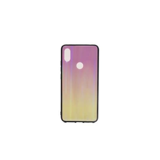 Husa Xiaomi Mi A2 Lite, Redmi 6 Pro - Iberry Glass Roz/Galben