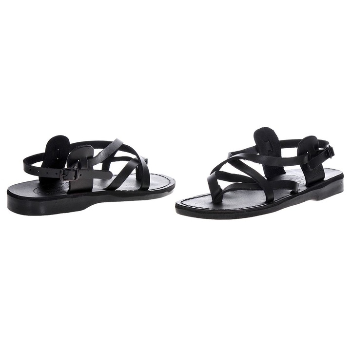 Sandale Romane de Barbati V, Negru, 42 EU