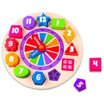 Ceas puzzle din lemn Ceas puzzle din lemn