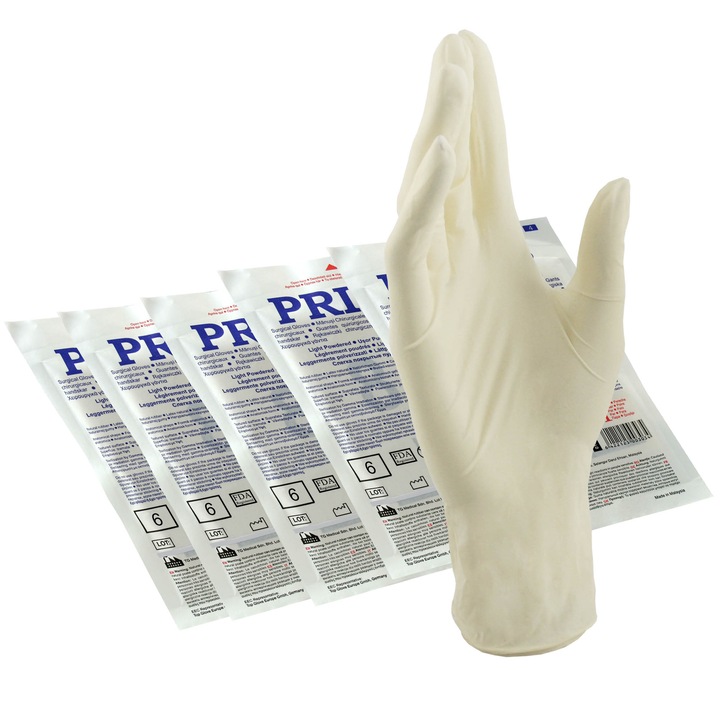 Manusi Chirurgicale Sterile usor pudrate 65