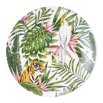 Set 4 farfurii Moana, multicolor, ceramica, Bloomingville Set 4 farfurii Moana, multicolor, ceramica, Bloomingville