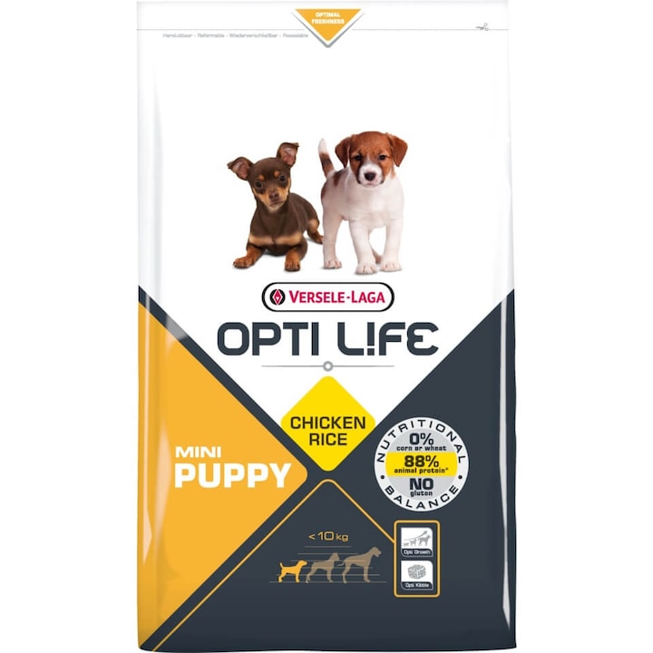 Hrana uscata pentru caini Versele Laga Opti Life Puppy Mini, 2.5 Kg
