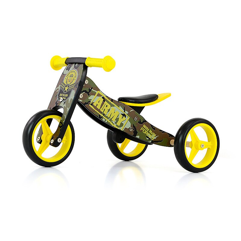 Bicicleta multifunctionala 2 in 1, Milly Mally, Jake, Army