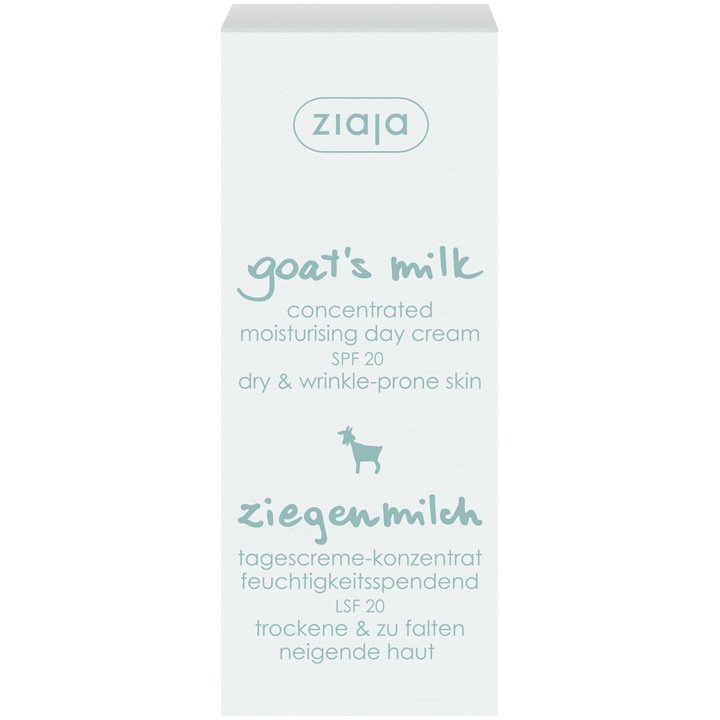 Fényvédő hidratáló krém, SPF20 kecsketejjel 50ml Ziaja