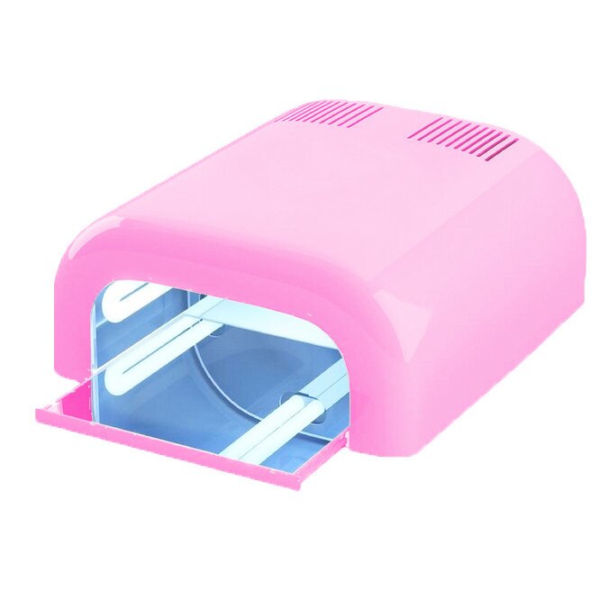 Lampa UV profesionala, cu 4 Neoane, uscare rapida cu baza detasabila, Pink New Generation by Urban Trends ®