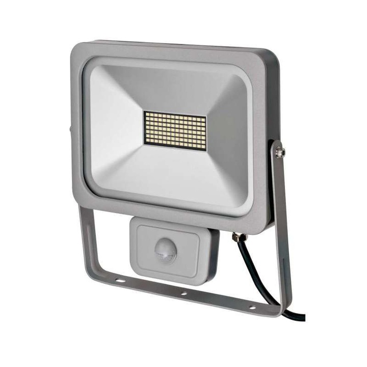 Proiector subtire cu LED, Brennenstuhl, L DN 9850 FL PIR IP54