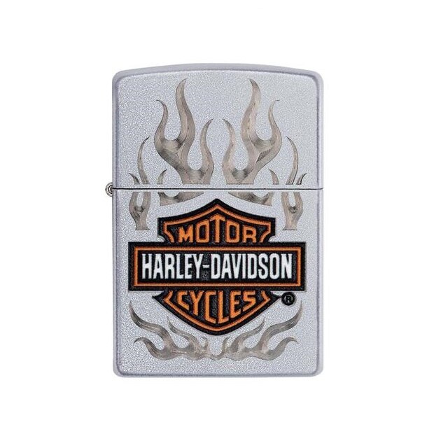Bricheta Zippo Harley-Davidson Satin Chrome