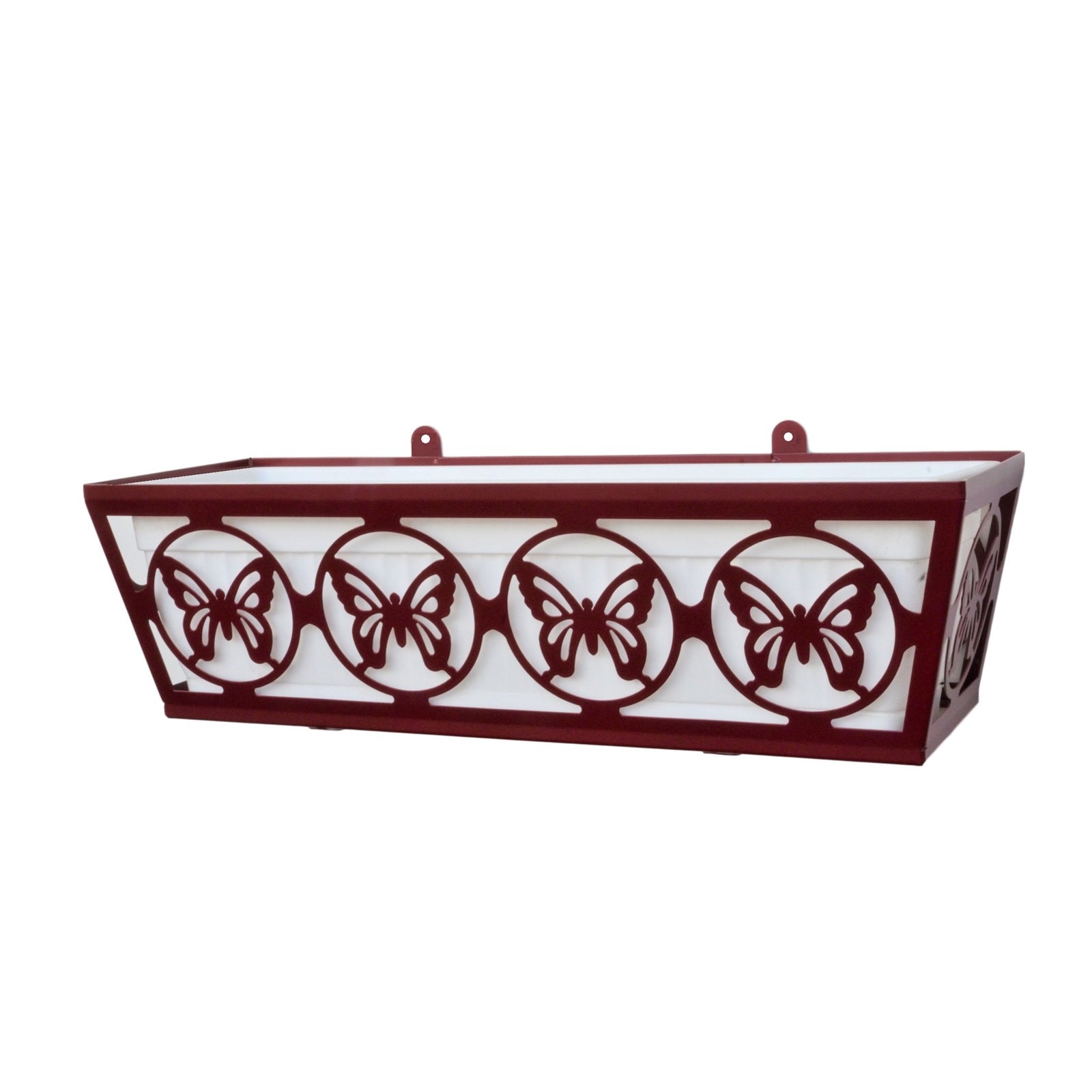 Suport metalic jardiniera Butterfly 620 mm grena