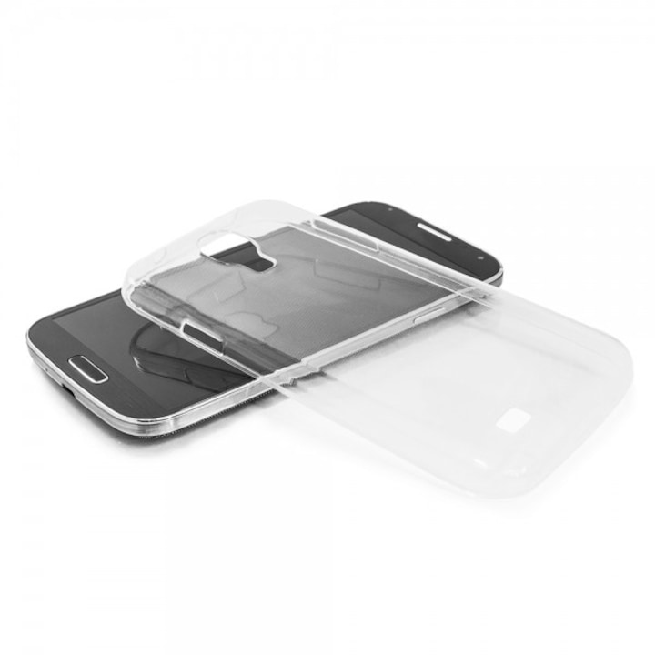 Ultra Slim 0,3mm vékony szilikon tok Samsung A700 Galaxy A7, A7 Dual-hoz átlátszó