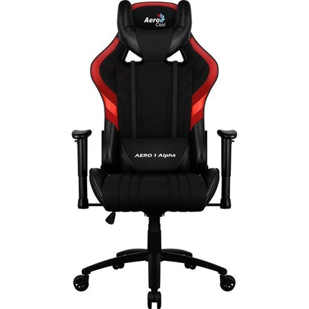 Aerocool AEROAERO1-ALPHA-BR AERO 1 Alpha fekete-piros gamer szék - eMAG.hu