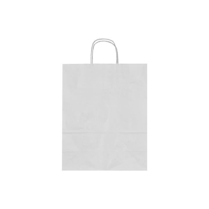 Хартиена торбичка за подаръци, с усукана дръжка, размери 25x11x31 см, Кутия 150 бр.