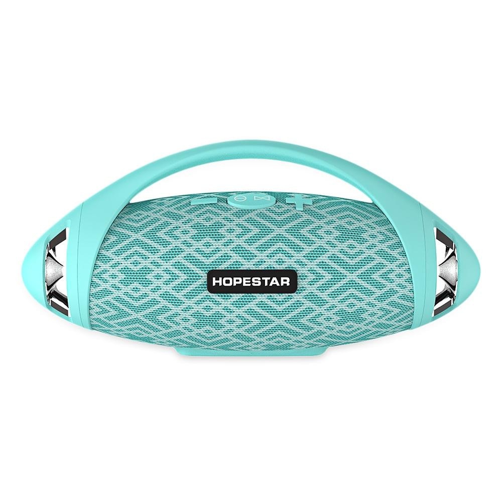Boxa portabila HOPESTAR H37, Rugby style, verde pin, 1200mAh, 6W