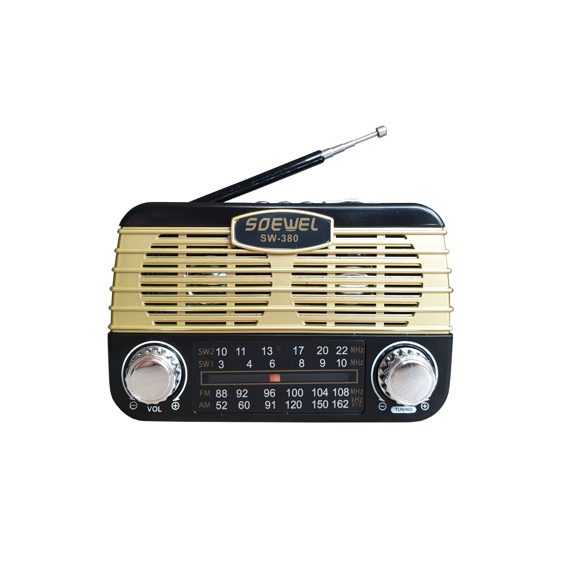 Radio De Buzunar Cu Acumulator Integrat , USB , MicroSD , Radio FM/AM/SW ,Negru
