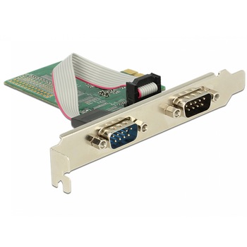 PCI Express la 2 x Serial RS-232, Delock 89555 PCI Express la 2 x Serial RS-232, Delock 89555