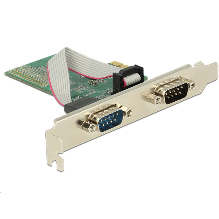 PCI Express la 2 x Serial RS-232, Delock 89555