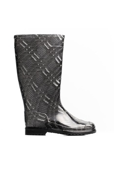 Cizme de cauciuc Rainy Scotland gri pentru dame M, Negru/Gri Cizme de cauciuc Rainy Scotland gri pentru dame M, Negru/Gri