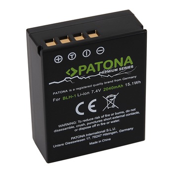 Acumulator PATONA Premium tip Olympus BLH-1 EM-1 Mark2 E-M1X Acumulator PATONA Premium tip Olympus BLH-1 EM-1 Mark2 E-M1X