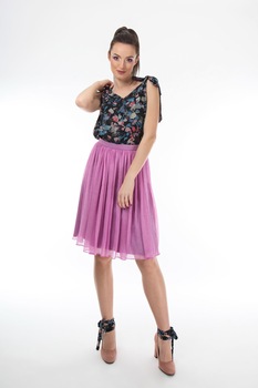 Fusta scurta din voal Onibon Fusta scurta din voal Onibon