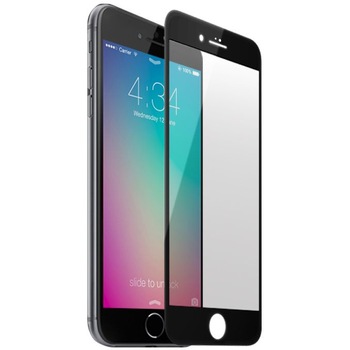 Folie 3D iPhone 8 Plus, ecran complet, negru Folie 3D iPhone 8 Plus, ecran complet, negru