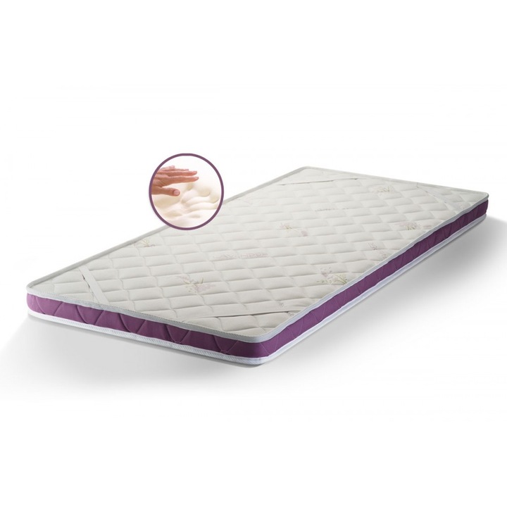 Двулицев топ матрак с Лавандула Medico Plus Relax Memory, 200x200см, 6 см