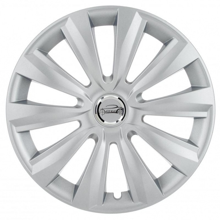 Set 4 capace ART 16 inch Ring Delta cu inel cromat, din material ABS durabil cu standarde de calitate