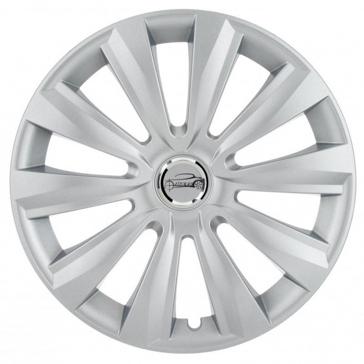 Set 4 capace ART 16 inch Ring Delta cu inel cromat, din material ABS durabil cu standarde de calitate