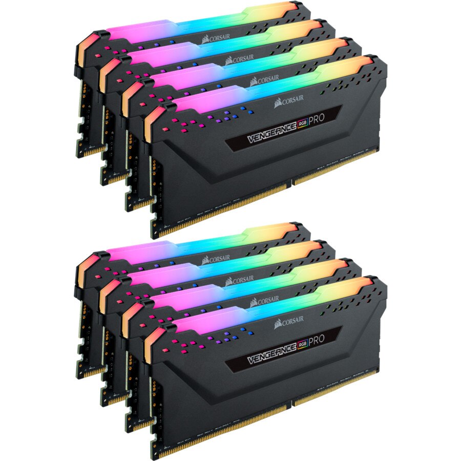 メモリー CORSAIE Vengeance RGB PRO DDR4 16GB Memorie Corsair Vengeance RGB PRO White 16GB, DDR4, 3200MHz, CL16