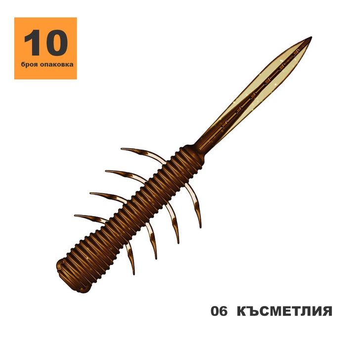 Примамка TOIRTAP STINGER 1.8" 06, Блатен,10 броя