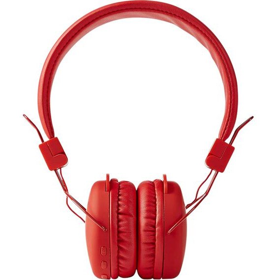 Casti multimedia bluetooth rosu, NEDIS, wireless