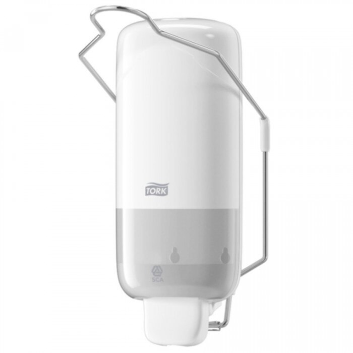 Dispenser (dozator) sapun lichid Tork 560101, cu maner, manual, 1L, ABS, Alb