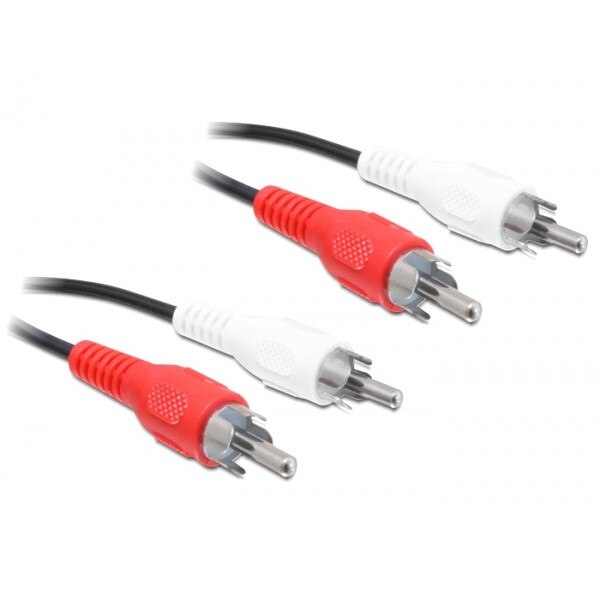 Cablu audio 2 X RCA la 2 X RCA T-T 10M, Delock 84275