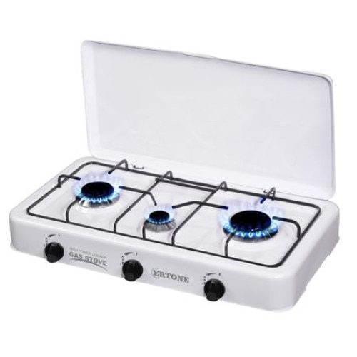 Minigaz GPL Ertone, 3 arzatoare, Alb MN - 225A