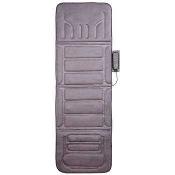 Saltea de masaj Lanaform cu incalzire si vibratii, 5 programe, 3 intensitati, 4 zone de masaj si 10 motoare, lungime 175 cm Saltea de masaj Lanaform cu incalzire si vibratii, 5 programe, 3 intensitati, 4 zone de masaj si 10 motoare, lungime 175 cm