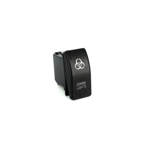 Intrerupator ART electric cu martor avertizare luminos ZOMBIE LIGHT ,model cu 5 pini