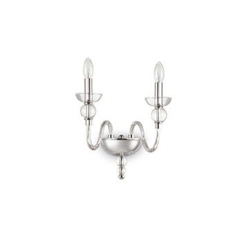 Aplica DOGE 044392, Ideal Lux, trasparent, 2 x 40W E14 Aplica DOGE 044392, Ideal Lux, trasparent, 2 x 40W E14