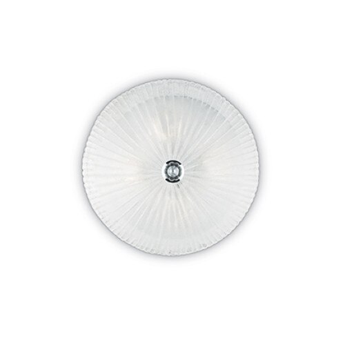 Plafoniera SHELL 008608, Ideal Lux, trasparent, 3 x 60W E27